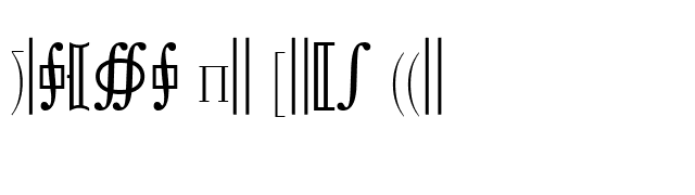 Quanta Pi Five SSi font preview