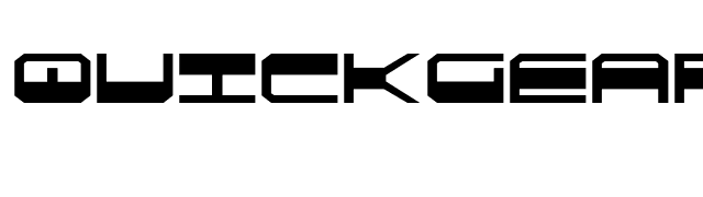 QuickGear font preview