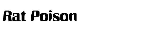 Rat Poison font preview