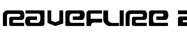 Raveflire 2.0 font preview