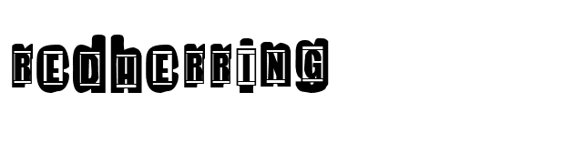 Redherring font preview