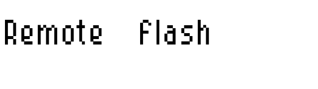 Remote-Flash font preview