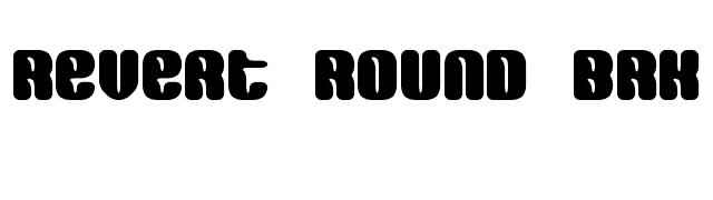 Revert Round BRK font preview