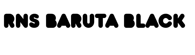 RNS Baruta Black font preview