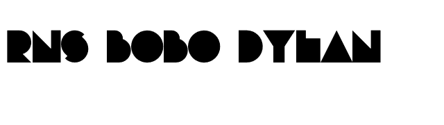 RNS Bobo Dylan font preview