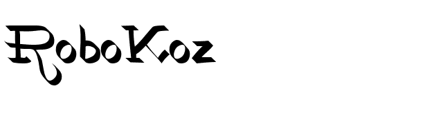 RoboKoz font preview