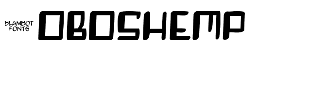 Roboshemp font preview