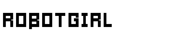 RobotGirl font preview