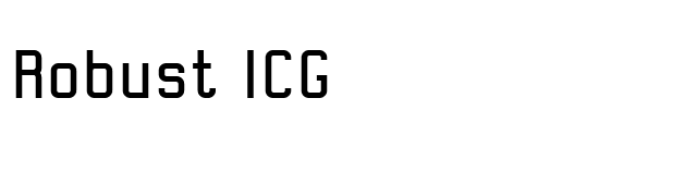 Robust ICG font preview