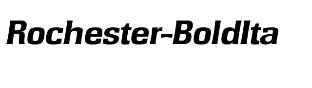 Rochester-BoldIta font preview