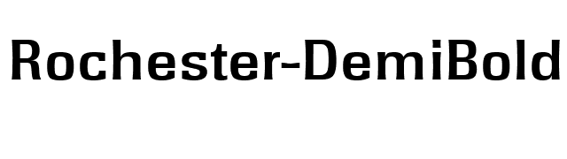 Rochester-DemiBold font preview