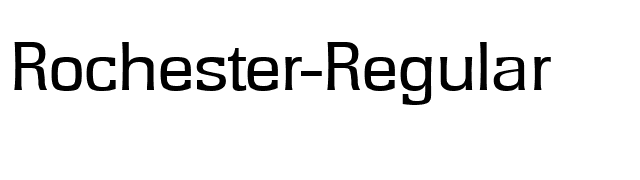 Rochester-Regular font preview