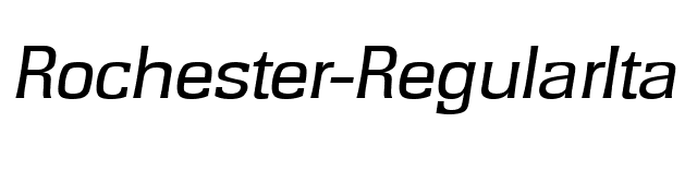 Rochester-RegularIta font preview