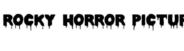 Rocky Horror Picture Show font preview