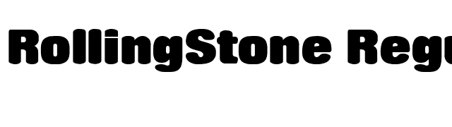 RollingStone Regular font preview