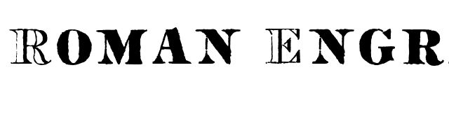 Roman Engraved HPLHS font preview