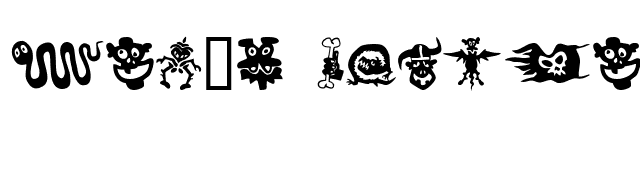 Sam's Dingbats font preview