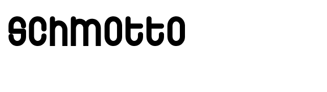 Schmotto font preview