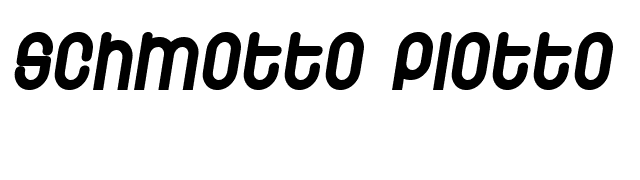 Schmotto Plotto font preview