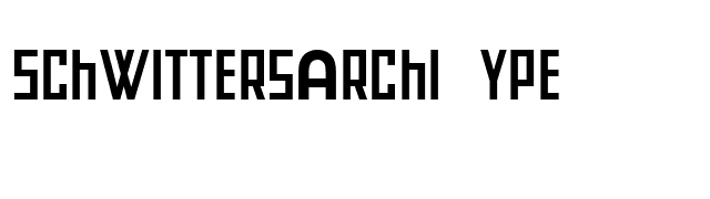 SchwittersArchiType font preview