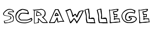 Scrawllege font preview