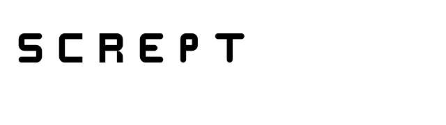 Scrept font preview