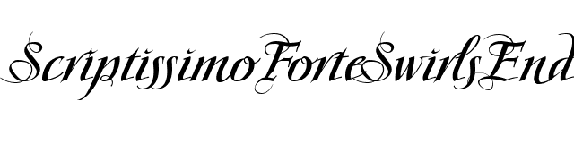 ScriptissimoForteSwirlsEnd font preview