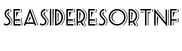 SeasideResortNF font preview