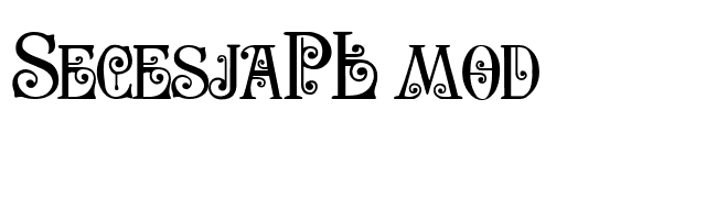 SecesjaPL mod font preview