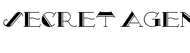 Secret Agent NF font preview