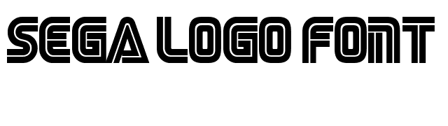 SEGA LOGO FONT font preview