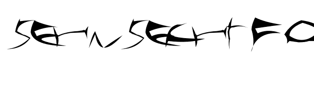 Sehnsecht Font Made By AiR font preview