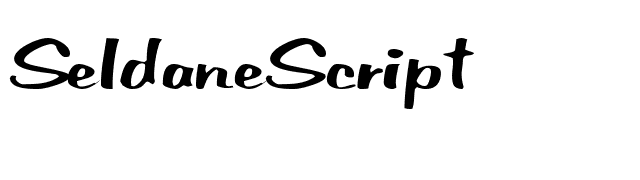 SeldaneScript font preview