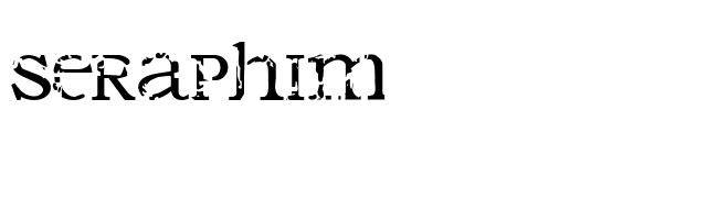 Seraphim font preview