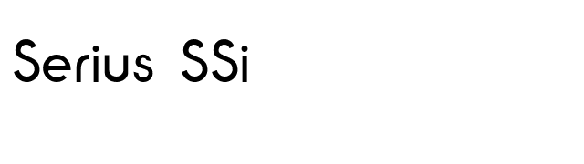 Serius SSi font preview