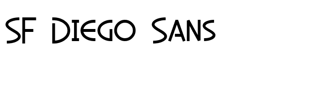 SF Diego Sans font preview