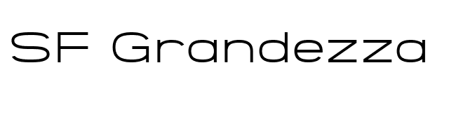 SF Grandezza Light font preview