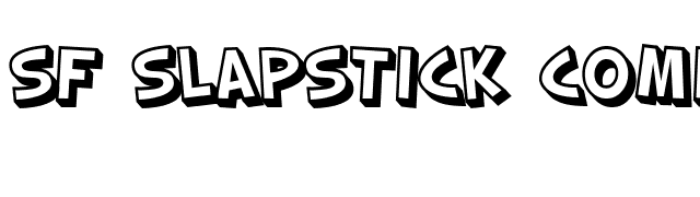 SF Slapstick Comic Shaded font preview