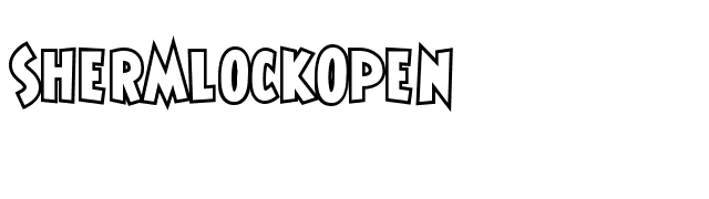 ShermlockOpen font preview