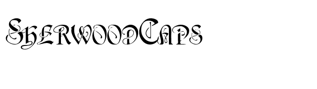 SherwoodCaps font preview