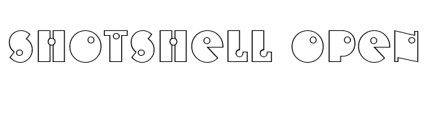 ShotShell Open font preview