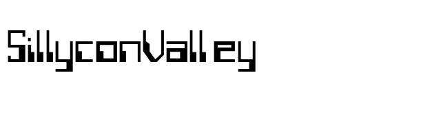 SillyconValley font preview