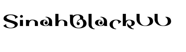 SinahBlackLL font preview