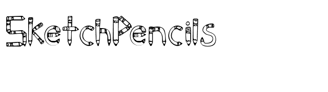 SketchPencils font preview