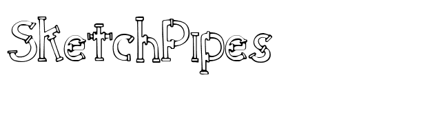 SketchPipes font preview