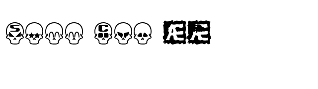 Skull Capz (BRK) font preview