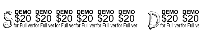 Smelted Demo font preview