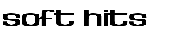 Soft Hits font preview