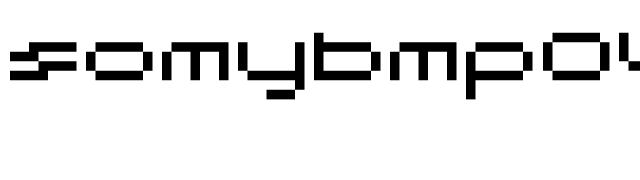 somybmp04_7 font preview