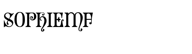 SophieMF font preview